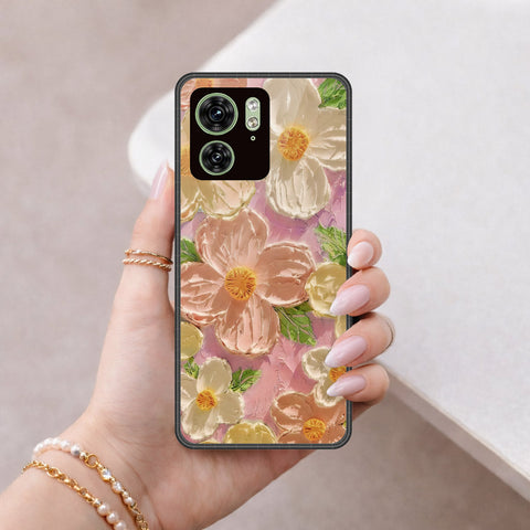 Motorola Edge 40 Cover - Floral Series 4 - HQ Premium Shine Durable Shatterproof Case