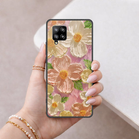 Samsung Galaxy A42 5G Cover - Floral Series 4 - HQ Premium Shine Durable Shatterproof Case