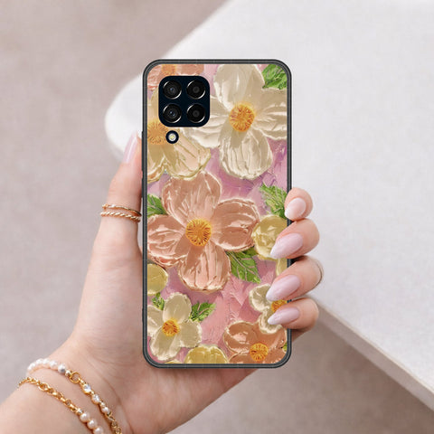 Samsung Galaxy F12 Cover - Floral Series 4 - HQ Premium Shine Durable Shatterproof Case