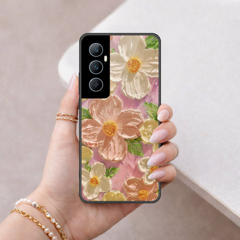Realme C65 Cover - Floral Series 4 - HQ Premium Shine Durable Shatterproof Case
