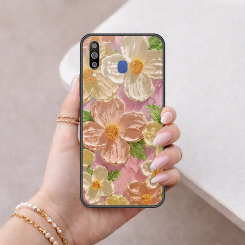 Samsung Galaxy A40s Cover - Floral Series 4 - HQ Premium Shine Durable Shatterproof Case