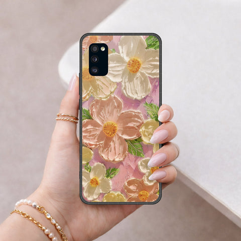 Samsung Galaxy A41 Cover - Floral Series 4 - HQ Premium Shine Durable Shatterproof Case
