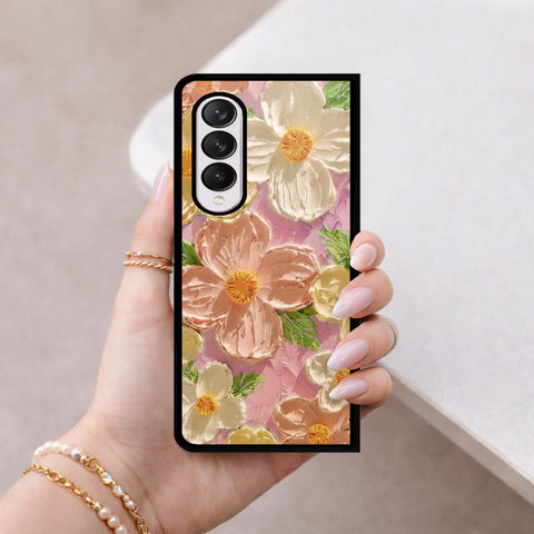 Samsung Galaxy Z Fold 4 5G Cover - Floral Series 4 - HQ Premium Shine Durable Shatterproof Case