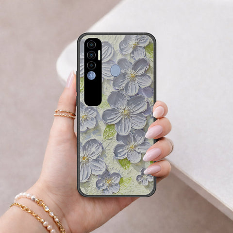Tecno Spark 7 Pro Cover - Floral Series 4 - HQ Premium Shine Durable Shatterproof Case