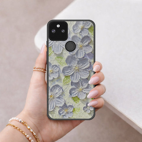 Google Pixel 5a 5G Cover - Floral Series 4 - HQ Premium Shine Durable Shatterproof Case