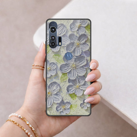 Motorola Edge Plus 2020 Cover - Floral Series 4 - HQ Premium Shine Durable Shatterproof Case