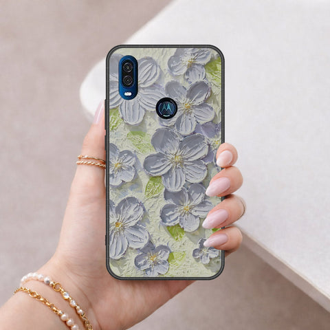 Motorola P40 Cover - Floral Series 4 - HQ Premium Shine Durable Shatterproof Case