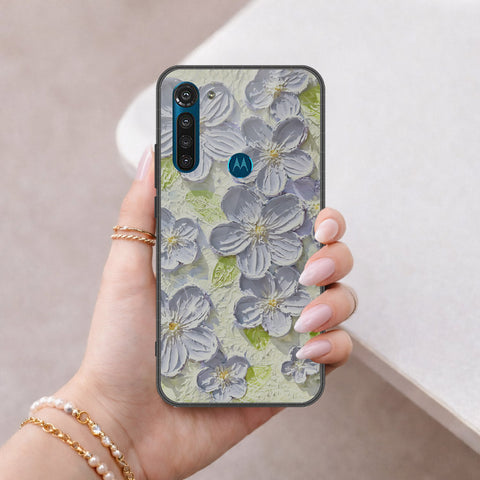 Motorola Moto G8 Power Cover - Floral Series 4 - HQ Premium Shine Durable Shatterproof Case