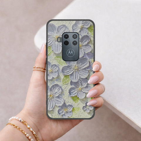 Motorola One Zoom Cover - Floral Series 4 - HQ Premium Shine Durable Shatterproof Case