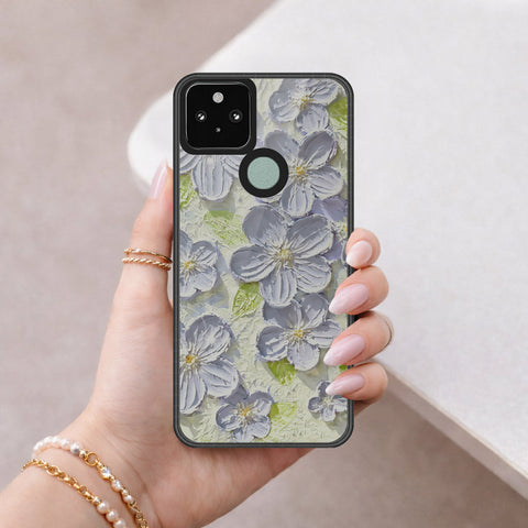 Google Pixel 5 XL Cover - Floral Series 4 - HQ Premium Shine Durable Shatterproof Case