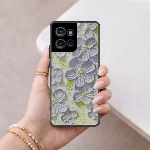 Motorola Edge 50 Cover - Floral Series 4 - HQ Premium Shine Durable Shatterproof Case