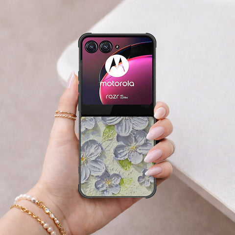Motorola Razr 40 Ultra Cover - Floral Series 4 - HQ Premium Shine Durable Shatterproof Case