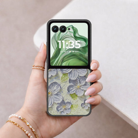 Motorola Razr Plus 2024 Cover - Floral Series 4 - HQ Premium Shine Durable Shatterproof Case