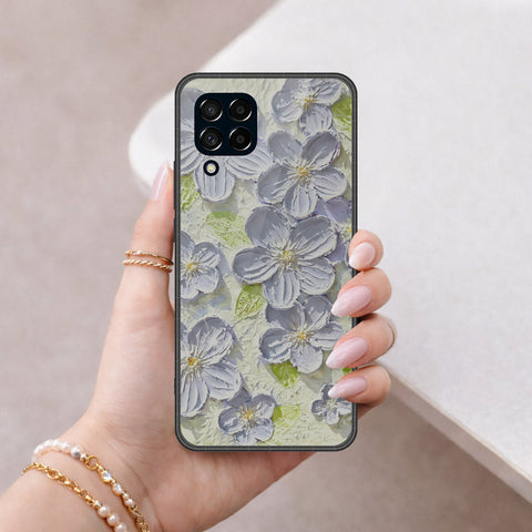 Samsung Galaxy F12 Cover - Floral Series 4 - HQ Premium Shine Durable Shatterproof Case