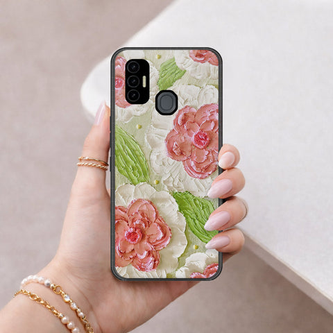 Tecno Spark 7T Cover - Floral Series 4 - HQ Premium Shine Durable Shatterproof Case