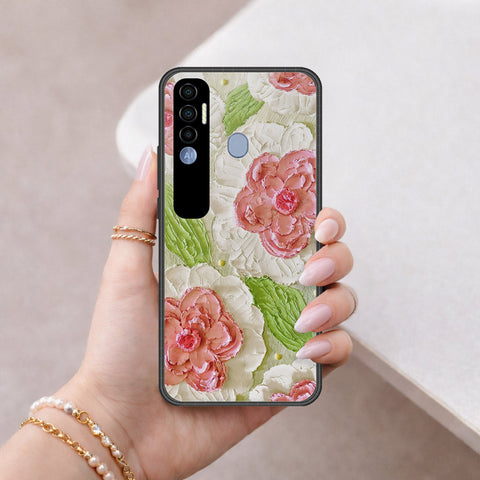 Tecno Spark 7 Pro Cover - Floral Series 4 - HQ Premium Shine Durable Shatterproof Case