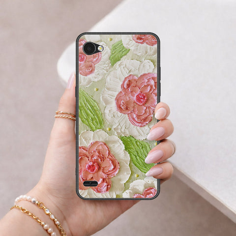 LG Q6 Cover - Floral Series 4 - HQ Premium Shine Durable Shatterproof Case