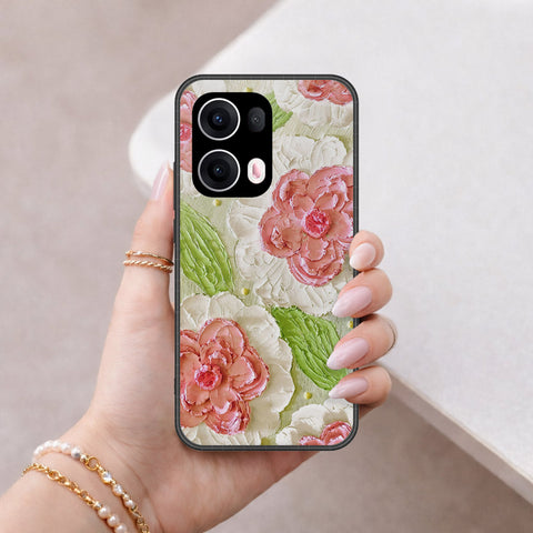 Oppo Reno 13 Pro Cover - Floral Series 4 - HQ Premium Shine Durable Shatterproof Case