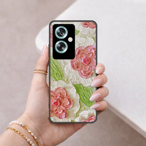 Oppo A2 Cover - Floral Series 4 - HQ Premium Shine Durable Shatterproof Case