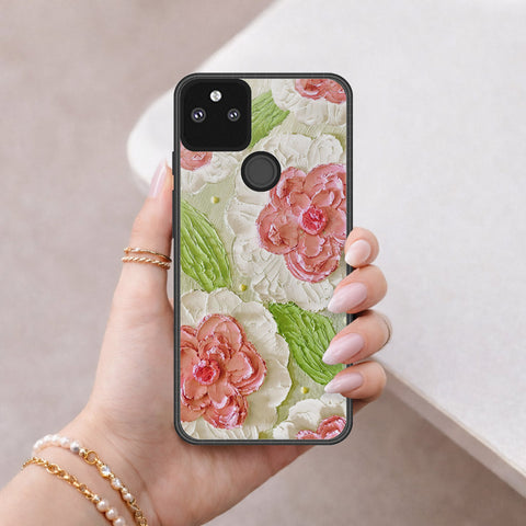 Google Pixel 5a 5G Cover - Floral Series 4 - HQ Premium Shine Durable Shatterproof Case