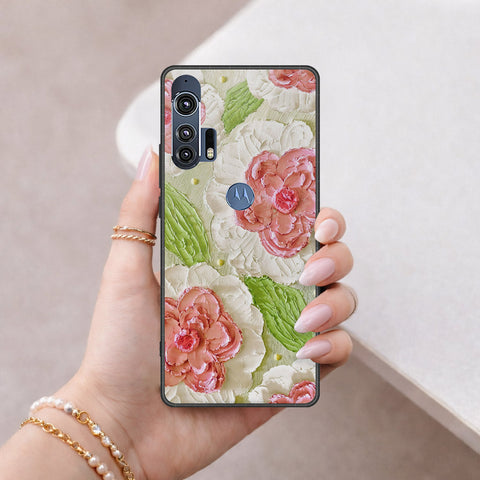 Motorola Edge Plus 2020 Cover - Floral Series 4 - HQ Premium Shine Durable Shatterproof Case