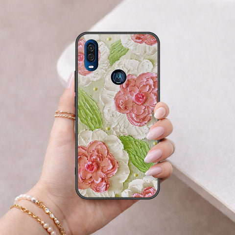 Motorola P40 Cover - Floral Series 4 - HQ Premium Shine Durable Shatterproof Case