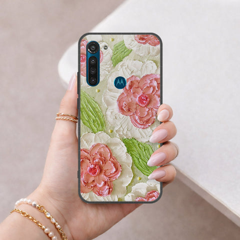 Motorola Moto G8 Power Cover - Floral Series 4 - HQ Premium Shine Durable Shatterproof Case