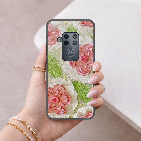 Motorola One Zoom Cover - Floral Series 4 - HQ Premium Shine Durable Shatterproof Case