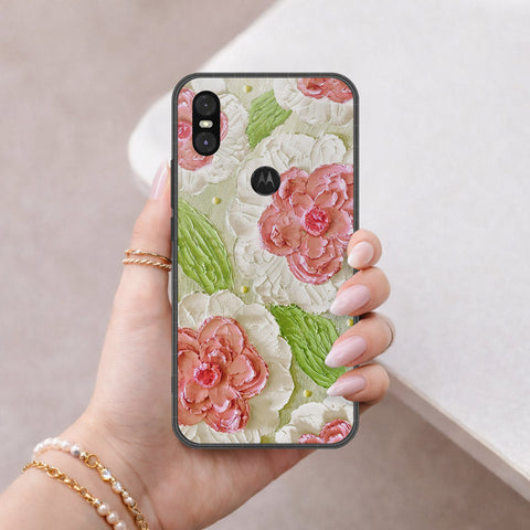 Motorola One Cover - Floral Series 4 - HQ Premium Shine Durable Shatterproof Case
