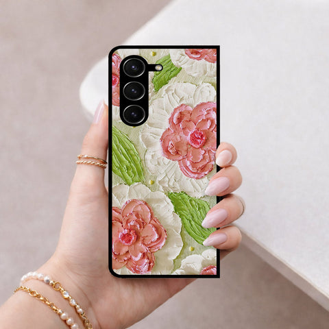 Samsung Galaxy Z Fold 5 5G Cover - Floral Series 4 - HQ Premium Shine Durable Shatterproof Case