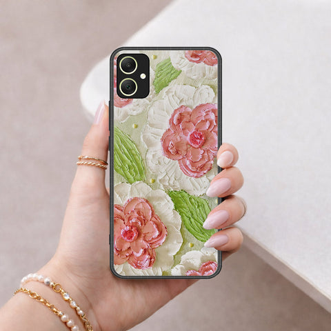 Samsung Galaxy M14 Cover - Floral Series 4 - HQ Premium Shine Durable Shatterproof Case