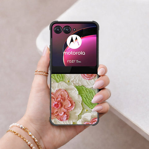 Motorola Razr 40 Ultra Cover - Floral Series 4 - HQ Premium Shine Durable Shatterproof Case