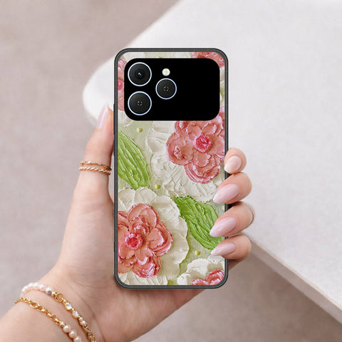 Tecno Spark 40 Cover - Floral Series 4 - HQ Premium Shine Durable Shatterproof Case