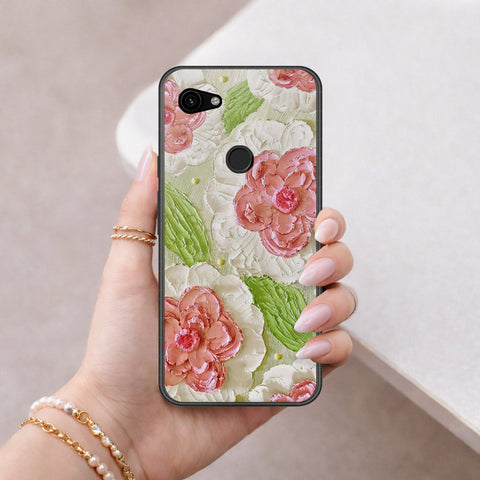 Google Pixel 3a Cover - Floral Series 4 - HQ Premium Shine Durable Shatterproof Case