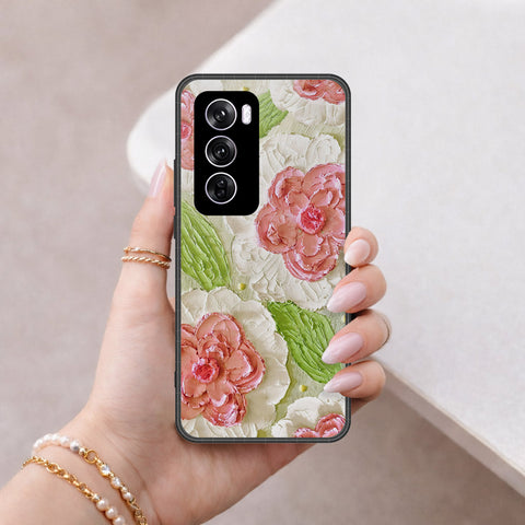 Oppo Reno 12 Pro Cover - Floral Series 4 - HQ Premium Shine Durable Shatterproof Case