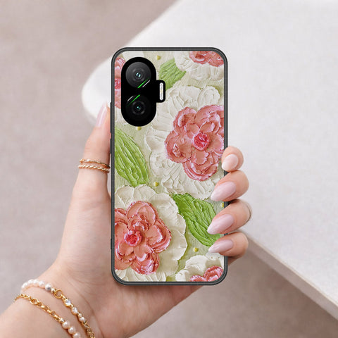 Xiaomi Poco F7 Cover - Floral Series 4 - HQ Premium Shine Durable Shatterproof Case