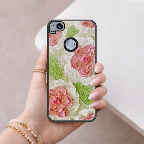 Google Pixel 2 Cover - Floral Series 4 - HQ Premium Shine Durable Shatterproof Case