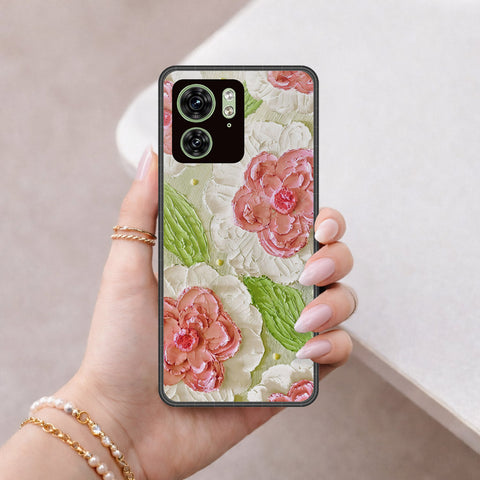Motorola Edge 40 Cover - Floral Series 4 - HQ Premium Shine Durable Shatterproof Case