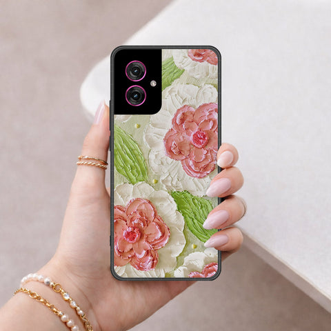 Motorola Moto G55 Cover - Floral Series 4 - HQ Premium Shine Durable Shatterproof Case