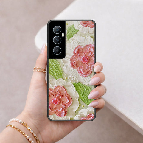 Realme C65 Cover - Floral Series 4 - HQ Premium Shine Durable Shatterproof Case