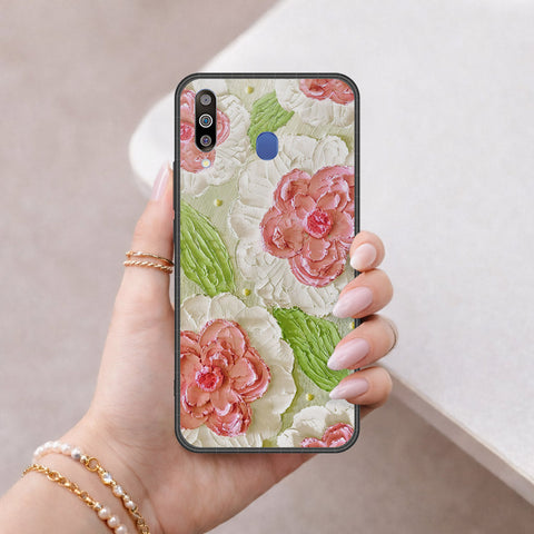 Samsung Galaxy A40s Cover - Floral Series 4 - HQ Premium Shine Durable Shatterproof Case