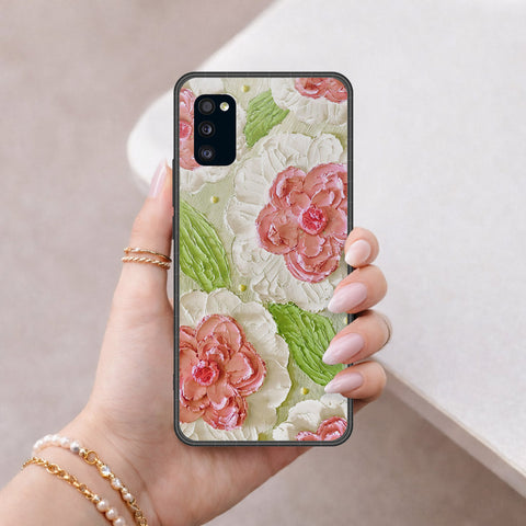 Samsung Galaxy A41 Cover - Floral Series 4 - HQ Premium Shine Durable Shatterproof Case
