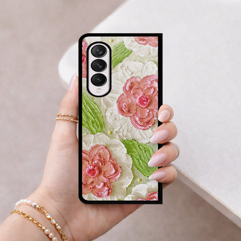 Samsung Galaxy Z Fold 4 5G Cover - Floral Series 4 - HQ Premium Shine Durable Shatterproof Case
