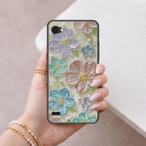 LG Q6 Cover - Floral Series 4 - HQ Premium Shine Durable Shatterproof Case