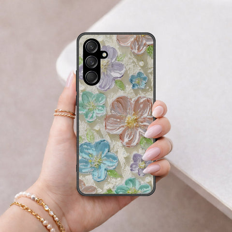 Samsung Galaxy M35 Cover - Floral Series 4 - HQ Premium Shine Durable Shatterproof Case