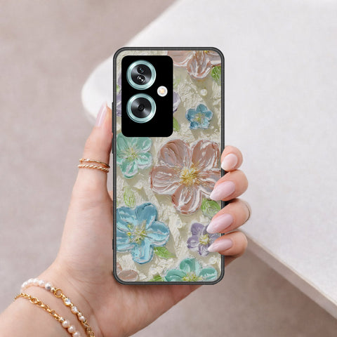 Oppo A2 Cover - Floral Series 4 - HQ Premium Shine Durable Shatterproof Case