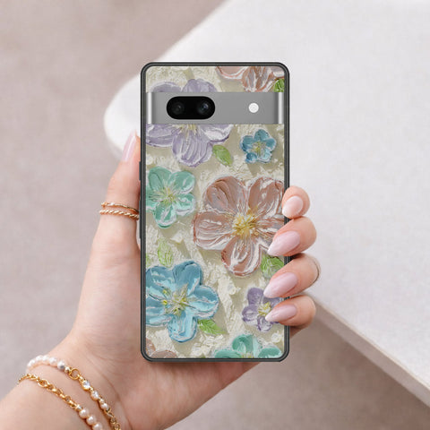 Google Pixel 7a Cover - Floral Series 4 - HQ Premium Shine Durable Shatterproof Case