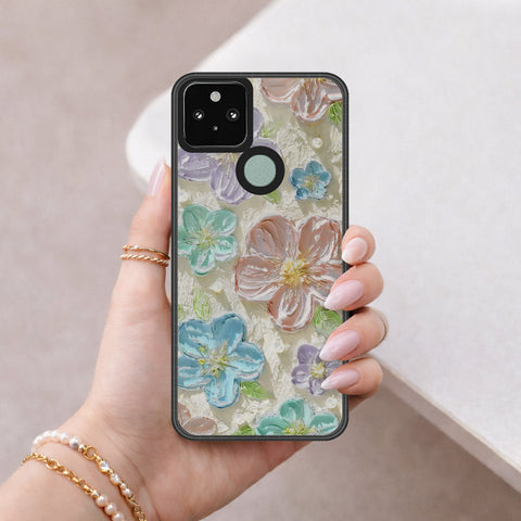 Google Pixel 5 Cover - Floral Series 4 - HQ Premium Shine Durable Shatterproof Case