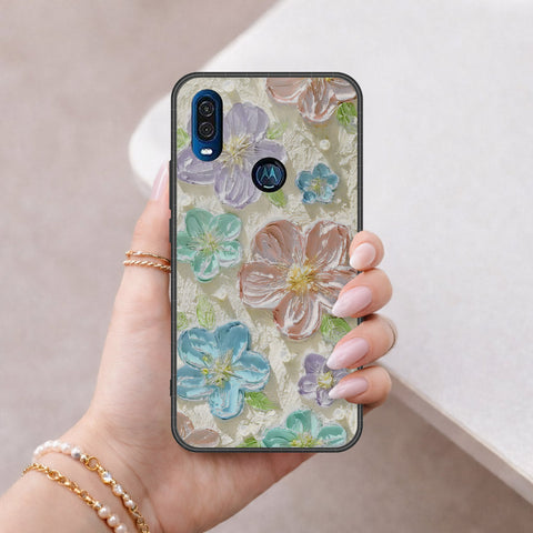 Motorola P40 Cover - Floral Series 4 - HQ Premium Shine Durable Shatterproof Case