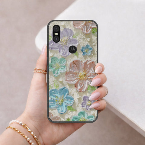 Motorola One Cover - Floral Series 4 - HQ Premium Shine Durable Shatterproof Case